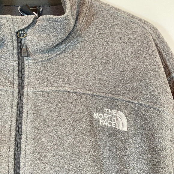 The North Face zippered grey sweater, size XL - Picture 2 of 14